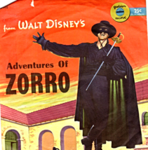 Children 78 rpm record Vintage  Golden Record &quot;Walt Disney&#39;s&quot; Adventures Of Zoro - £2.99 GBP