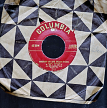 Columbia 45 rpm Record  Mindy Carson - Goodnight My Love &amp; Since I Met Y... - $3.25