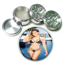 Australian Bikini Model Pin Up D8 Aluminum Herb Grinder 2.5&quot; 63mm 4 Piec... - £13.29 GBP