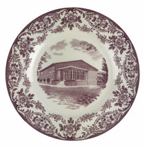 Wedgwood Fairleigh Dickinson College The Gymnasium Plate Red Transferware 10&quot; - £29.86 GBP