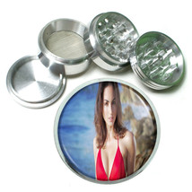 Australian Bikini Model Pin Up D9 Aluminum Herb Grinder 2.5&quot; 63mm 4 Piec... - $16.78