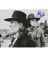 WILLIE NELSON JOHNNY CASH SIGNED PHOTO 8X10 RP AUTOGRAPHED ON THE ROAD A... - £15.92 GBP