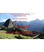 Gift certificate for our peruvian store, 50.- USD   - £39.87 GBP