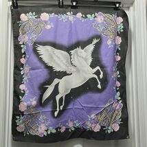 VTG Harley Davidson Black Purple Pegasus Bandana Rag Wall Hanging USA 28... - €19,99 EUR VTG Harley Davidson Black Purple Pegasus Bandana Rag Wall Hanging USA 28... - €19,99 EUR