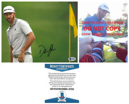 Dustin Johnson PGA Golfer signed Golf 8x10 Photo proof Beckett COA autographed - £109.01 GBP