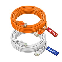 Cat6 Ethernet Cable 25ft, CCA Ethernet Cable, UTP, LAN Cable, Network Cable, Eth - £28.15 GBP