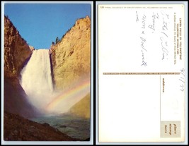 Yellowstone National Park Postcard - Lower Falls Showing Rainbow FZ6 - £2.32 GBP
