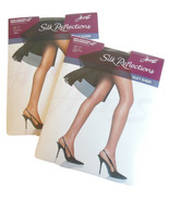 Ladies Lot Pantyhose Silk Reflections Brown CD Medium Large Sheer Style 716 - £9.55 GBP