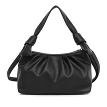 Women&#39;S Pleated Cloud Bag PU Orange red White Small Purses And Handbags Hot Fash - £24.12 GBP