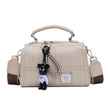 Elegant Hand-sewn Women&#39;s Shoulder Bag Soft PU Leather Crossbody Bag for female  - £28.56 GBP