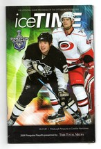 May 21 2009 Pittsburgh Penguins Carolina Playoff Program Evgeni Malkin Hat Trick - £11.66 GBP