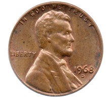 1962 D Lincoln Penny - Circluated- Moderate Wear - About XF - £3.98 GBP