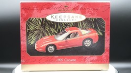 TORCH RED CORVETTE - 1997 Hallmark Keepsake Miniature Christmas Ornament - £9.28 GBP