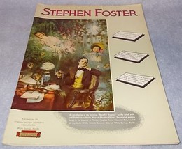Stephan Foster Memorial Commission Souvenir Songbook Music Folio 1951 - £7.93 GBP