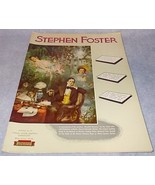 Stephan Foster Memorial Commission Souvenir Songbook Music Folio 1951 - $189.11 MXN