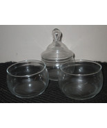 4 piece Princess House crystal Heritage candy dish #443 NIB - $19.25
