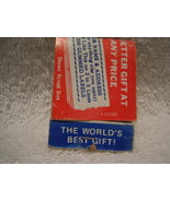The World&#39;s Best Gift Advertising Matchbook - $3.99