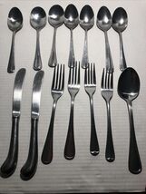 Random Lot Of Mixed Brands Stainless Steel Cutlery (14 Pieces Total) - $9.33