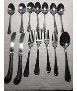 Random Lot Of Mixed Brands Stainless Steel Cutlery (14 Pieces Total) - $9.33