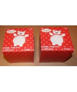 Christmas Craft Tinsel Pom Kits White Polar Bears 2 Kits Little Makers 107M - £4.31 GBP