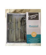 Gibson  Hammered Textured Flatware   46 Piece Serving Set for 8 Gibson 1... - $71.80