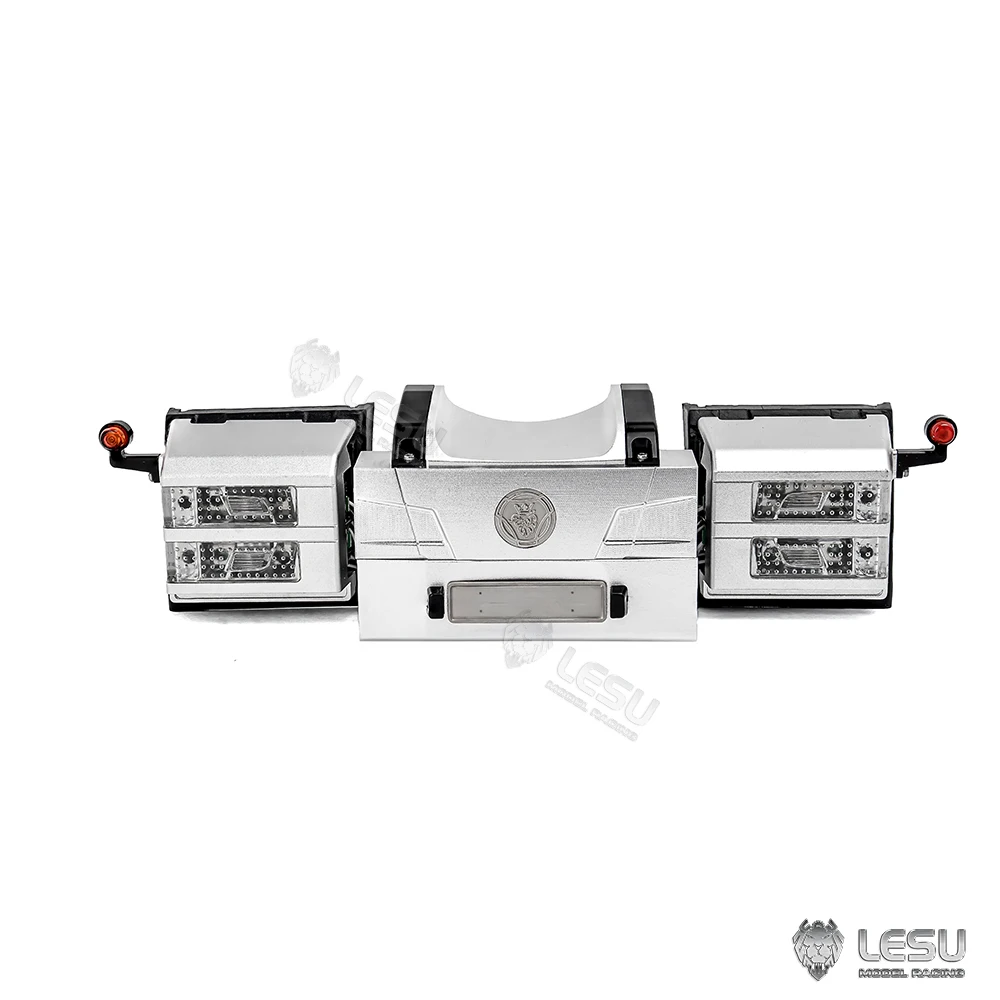 LESU 1/14 Tamiya tractor truck 770S R620 R470 tail beam tail wing tail light set - $2,849.68 MXN