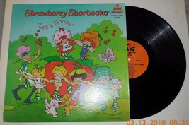 1982 Strawberry Shortcake Lp Let&#39;s Dance Vinyl Album Record Kidstuff KSS5030 - £27.24 GBP