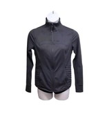 Tangerine Performance Womens Medium Gray Jacket Full Zip Funnel Neck Thu... - $15.84