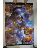 Affiche Star Wars De Plusieurs Personnages Collage - $840.15 MXN
