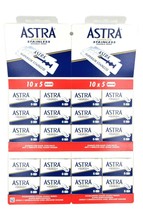 100 Astra Superior Stainless double edge razor blades - £9.57 GBP