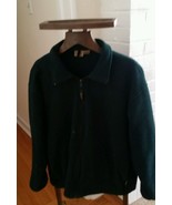 Woolrich Zip up Green Fleece Outdoor Jacket Sweater Hiking Camping Size XL - $17.61 CAD