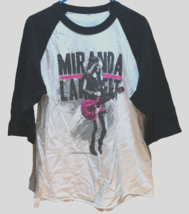 Miranda Lambert Essential Country Baseball Style Raglan White Black T-Shirt - £14.43 GBP