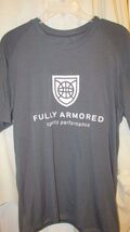 Men t shirt M Fully Armored Sports Performance gray stretch medium runs ... - $10.18