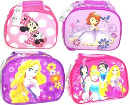 Disney Lunch Tote Bag Box Princess Rapunzel Minnie Mouse Sofia the First New - £27.49 GBP