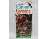 Vintage Florida&#39;s Sunken Gardens St. Petersburg Brochure - $9.89