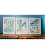 Vintage 1958 Matson Lines Cruise Ship California to Hawaii 3 Menus Hawai... - $141.53 CAD