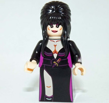 Building Block Elvira: Mistress of the Dark Horror host Minifigure Custom - £4.79 GBP
