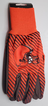 Cleveland Browns Striped with Brown Palm Sport Utility Gloves - NFL - £9.14 GBP