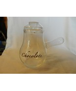 Clear Hot Chocolate Pitcher With Handle by Bonour For Williams Sonoma - £24.39 GBP