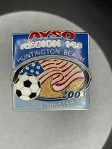 AYSO Region 143 Huntington Beach Westminster 2003 Soccer Hat Lapel Pin - $14.85