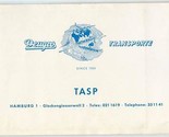 Volkswagen TASP Tourist Automobile Shipping Program Forms 1980&#39;s - $17.82