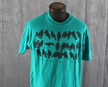 Vintage Graphic T-shirt - Crows Big Graphic Not So Different - Men&#39;s Ext... - $39.00