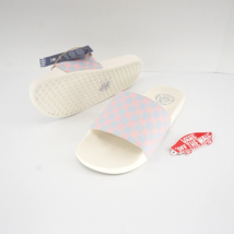 Vans Women Slide-on Slippers Sandals VN0A45JQ2FL Checkerboard Blue Pink ... - $34.95