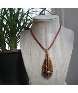 Large Tiger eye pendant. - $24.00