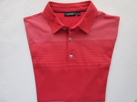 APT.9 Modern Fit Stripes Short Sleeve Men’s Polo T-Shirt Crysathmum Red S $34 - £12.90 GBP