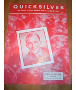 Vintage Quick Silver Bing Crosby by Irving Taylor Sheet Music - £3.11 GBP