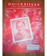 Vintage Quick Silver Bing Crosby by Irving Taylor Sheet Music - $5.45 CAD