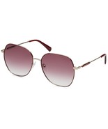 NEW Longchamp LO 151S 604 Burgundy &amp; Gold Sunglasses with Burgundy Gradi... - €68,12 EUR