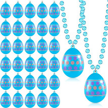 30 Easter Egg LED Light up Necklace Flashing Necklaces Easter Party Favors Flash - £18.60 GBP