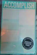 Knock Knock Pad Daily Intention Tracker To Do List Funny Gag Gift New Se... - $7.95